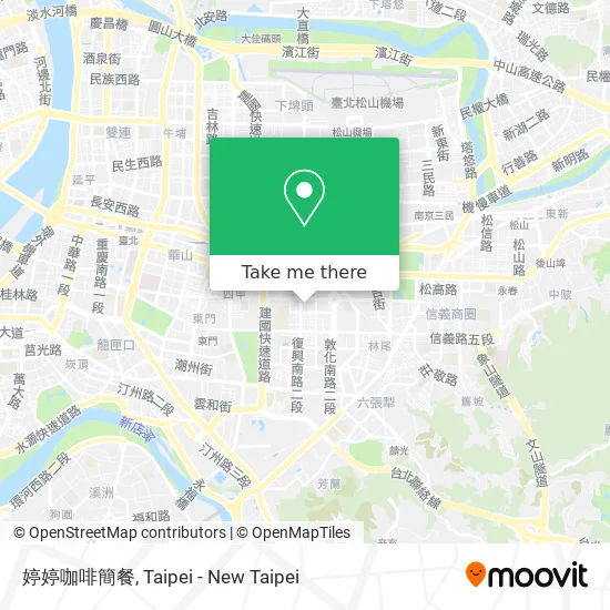 婷婷咖啡簡餐 map
