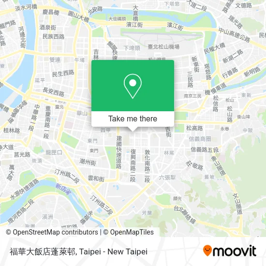 福華大飯店蓬萊邨地圖
