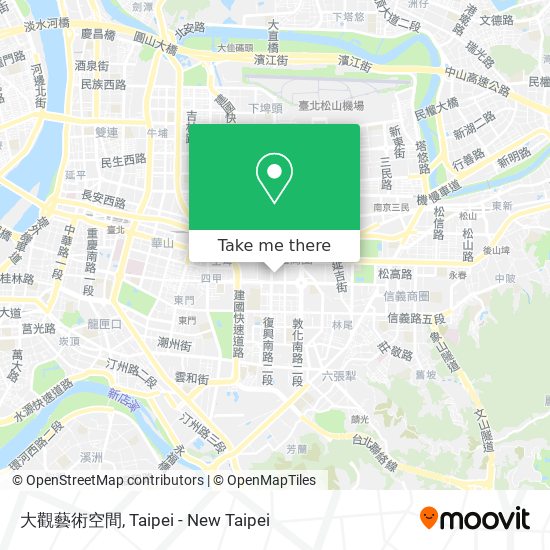 大觀藝術空間 map