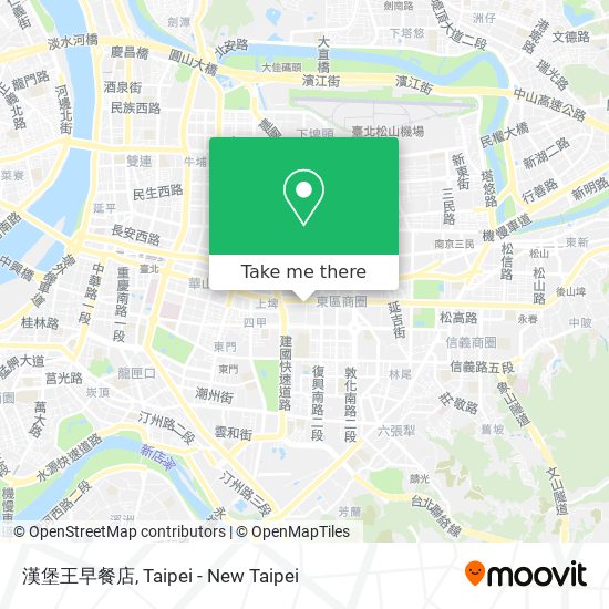 漢堡王早餐店 map