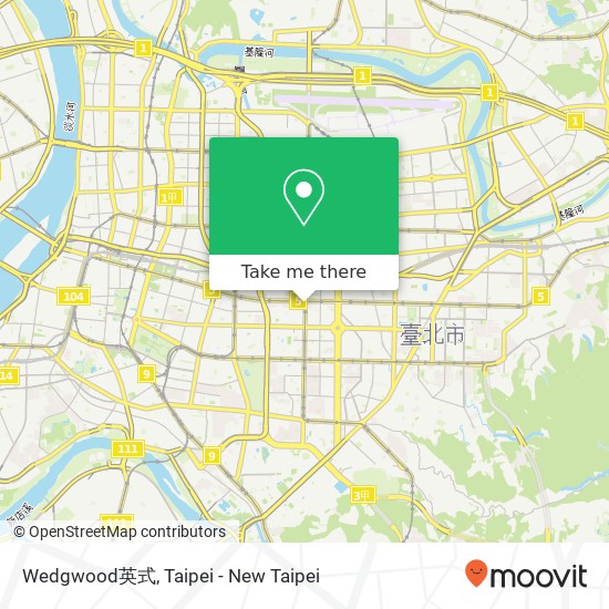 Wedgwood英式, 臺北市大安區復興南路一段 map