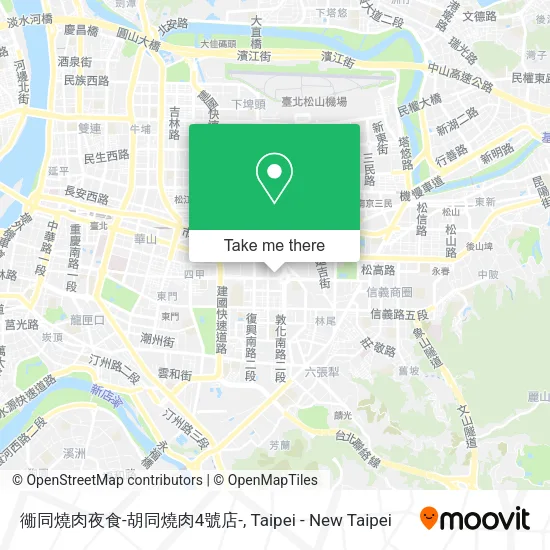 衚同燒肉夜食-胡同燒肉4號店-地圖