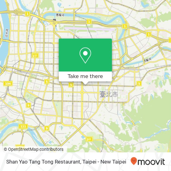 Shan Yao Tang Tong Restaurant, 臺北市大安區忠孝東路四段168號 map