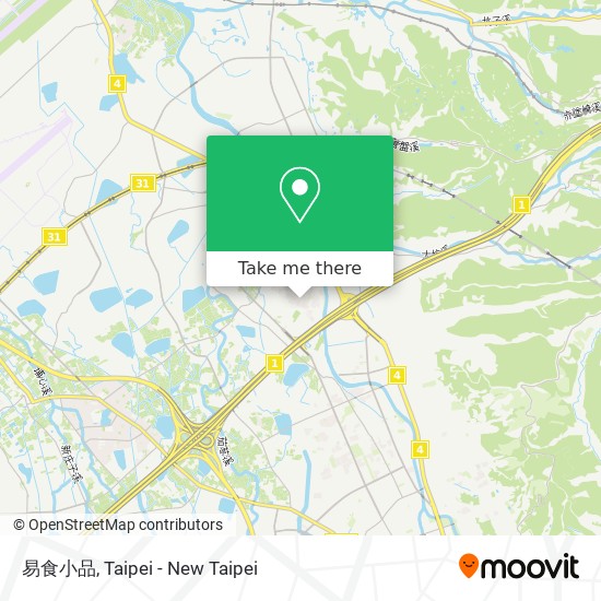 易食小品 map