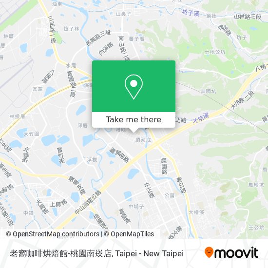 老窩咖啡烘焙館-桃園南崁店 map