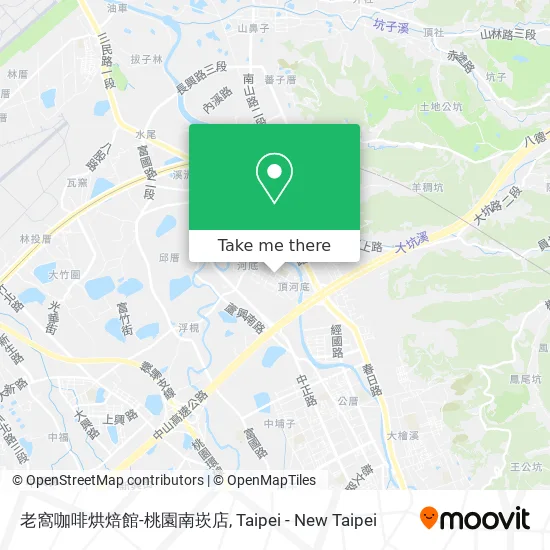 老窩咖啡烘焙館-桃園南崁店 map