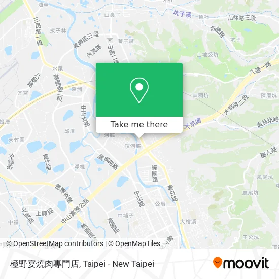 極野宴燒肉專門店地圖