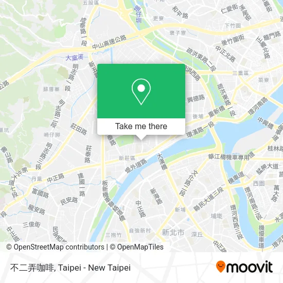 不二弄咖啡地圖