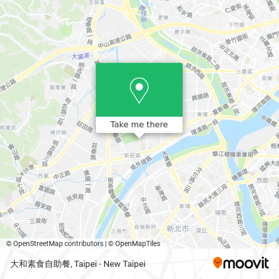 大和素食自助餐地圖