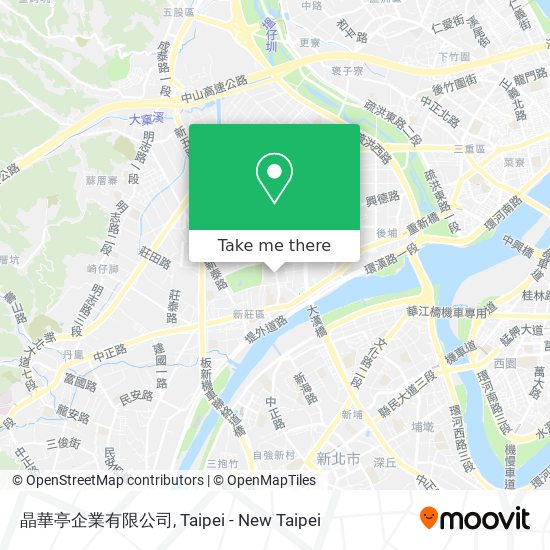 晶華亭企業有限公司地圖