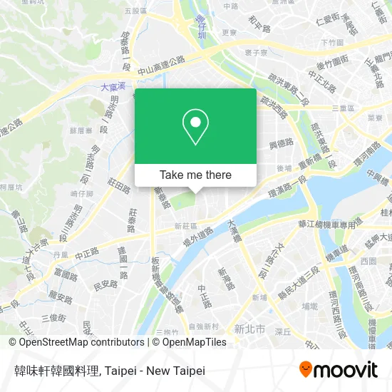 韓味軒韓國料理 map
