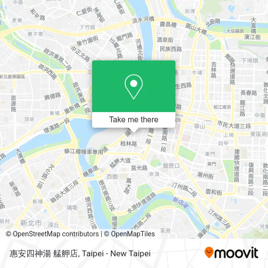 惠安四神湯 艋舺店 map
