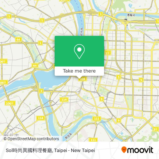 Sol時尚異國料理餐廳 map
