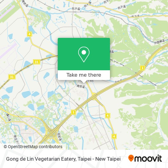 Gong de Lin Vegetarian Eatery map