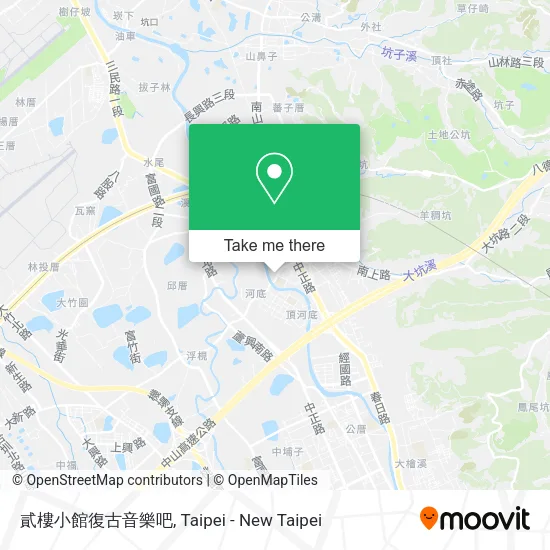貳樓小館復古音樂吧地圖