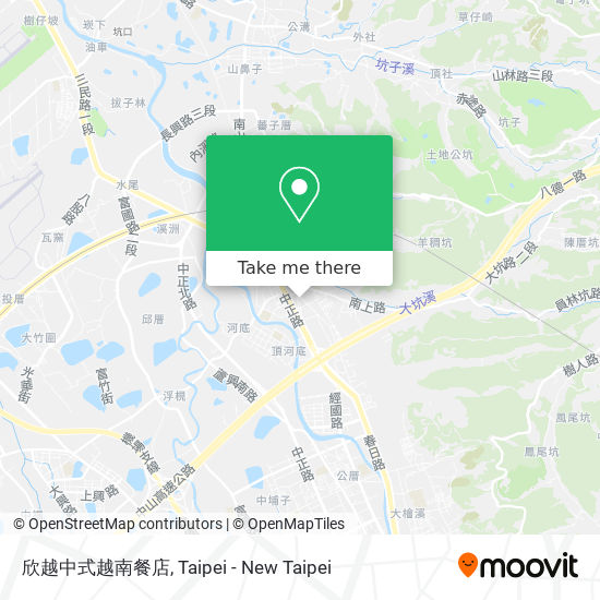 欣越中式越南餐店 map