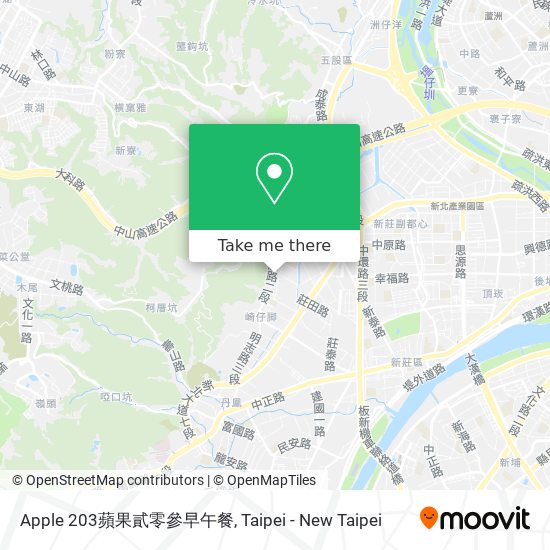 Apple 203蘋果貳零參早午餐 map