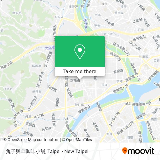 兔子與羊咖啡小舖 map