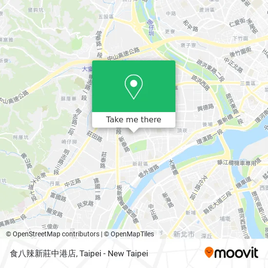 食八辣新莊中港店 map