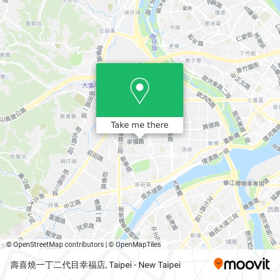 壽喜燒一丁二代目幸福店 map