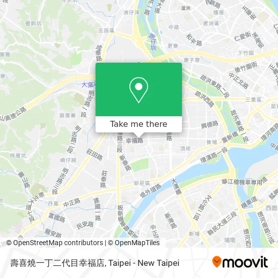 壽喜燒一丁二代目幸福店 map