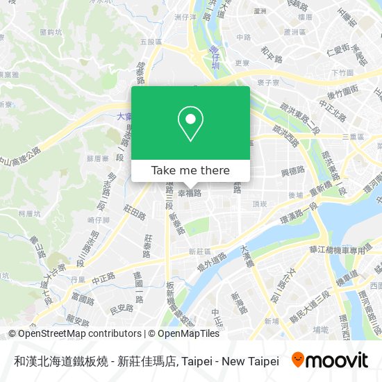和漢北海道鐵板燒 - 新莊佳瑪店 map