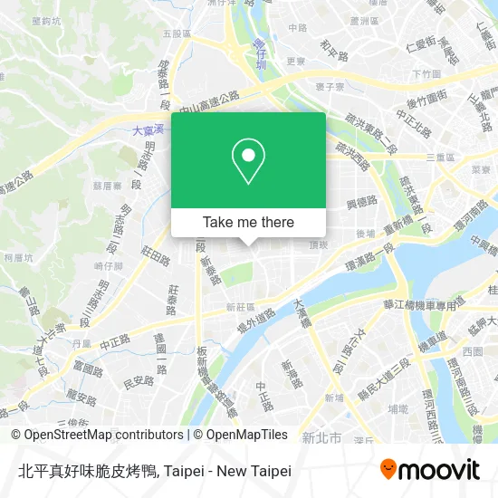 北平真好味脆皮烤鴨地圖