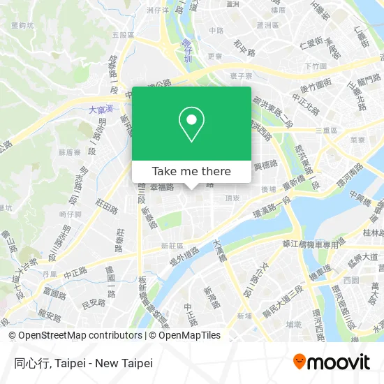 同心行 map