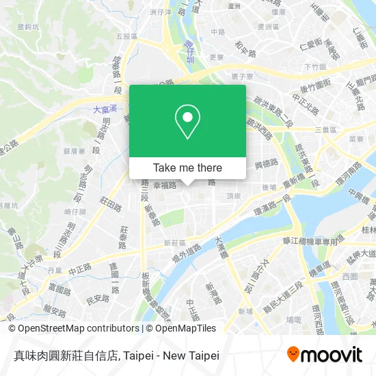 真味肉圓新莊自信店地圖