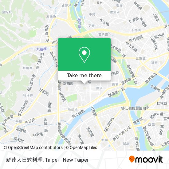 鮮達人日式料理 map