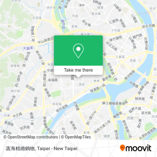 蒸海精緻鍋物地圖
