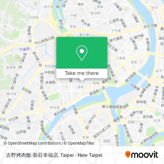 吉野烤肉飯-新莊幸福店 map