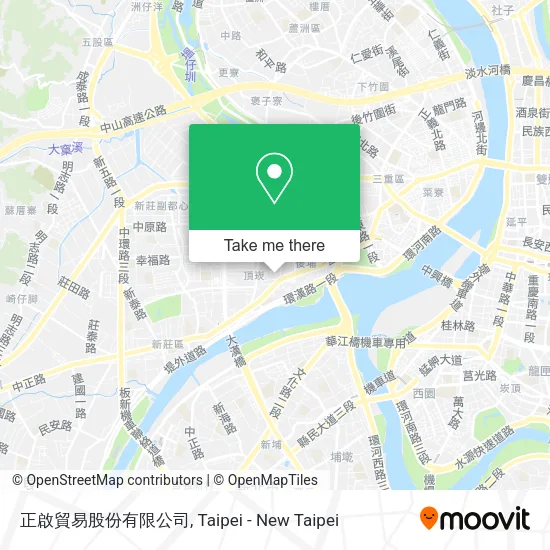 正啟貿易股份有限公司地圖