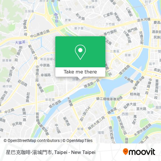星巴克咖啡-湯城門市 map