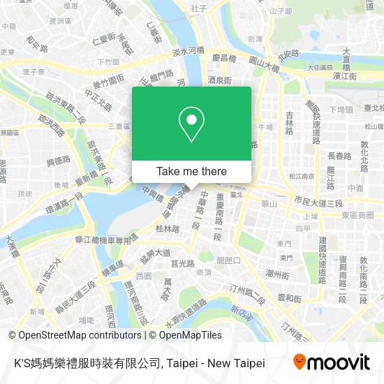 K'S媽媽樂禮服時裝有限公司地圖