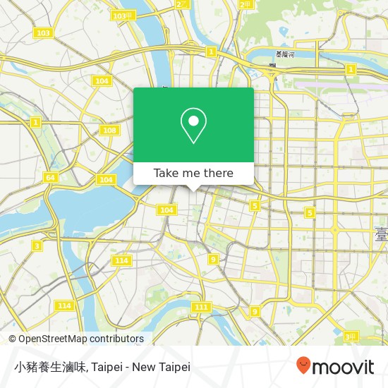 小豬養生滷味, 臺北市中正區開封街一段 map