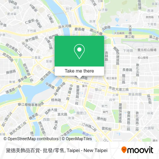 黛德美飾品百貨- 批發/零售 map