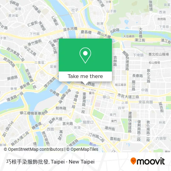 巧根手染服飾批發 map