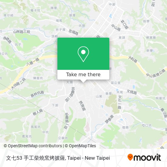 文七53 手工柴燒窯烤披薩 map