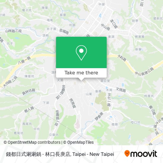 錢都日式涮涮鍋 - 林口長庚店 map