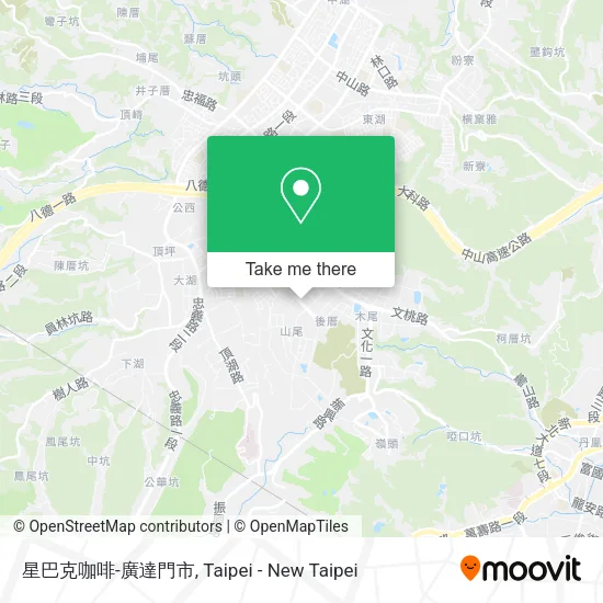 星巴克咖啡-廣達門市地圖