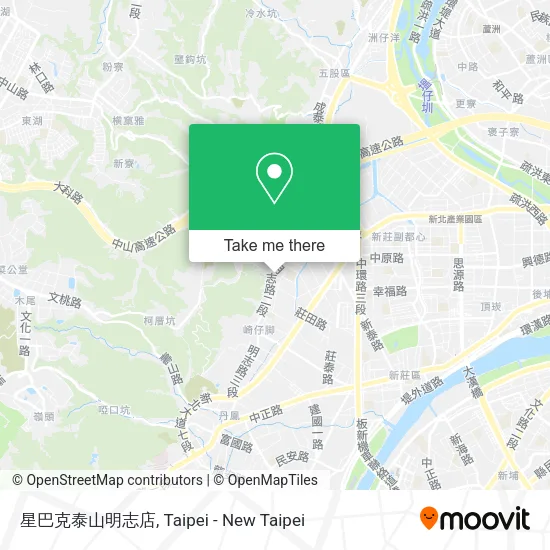星巴克泰山明志店地圖