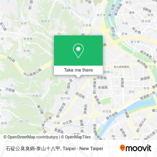 石碇公臭臭鍋-泰山十八甲地圖
