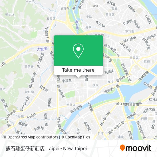 熊石雞蛋仔新莊店 map