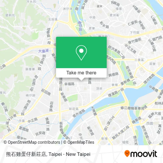 熊石雞蛋仔新莊店地圖