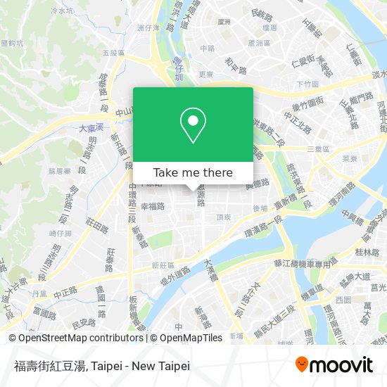 福壽街紅豆湯 map