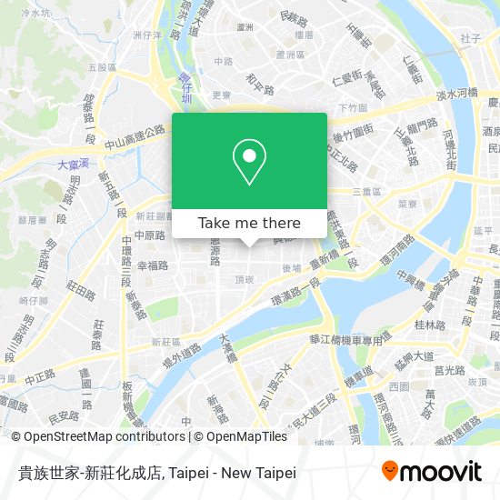 貴族世家-新莊化成店 map