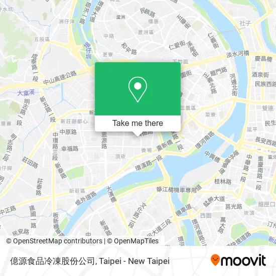 億源食品冷凍股份公司 map