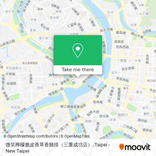 微笑檸檬脆皮香草香雞排（三重成功店） map