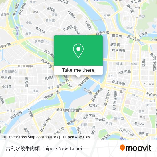 吉利水餃牛肉麵 map